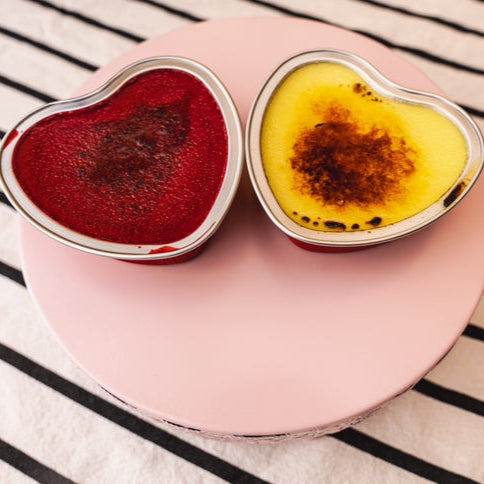 Heart Shaped Mini Créme Brûlèe