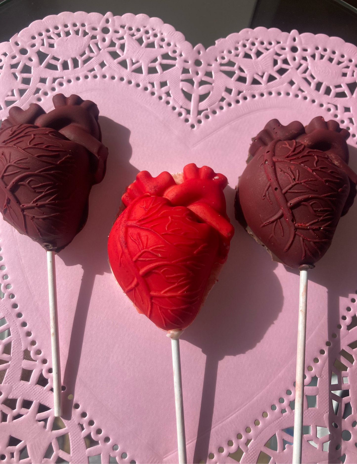 Anatomical Heart/Brain Cake Pops