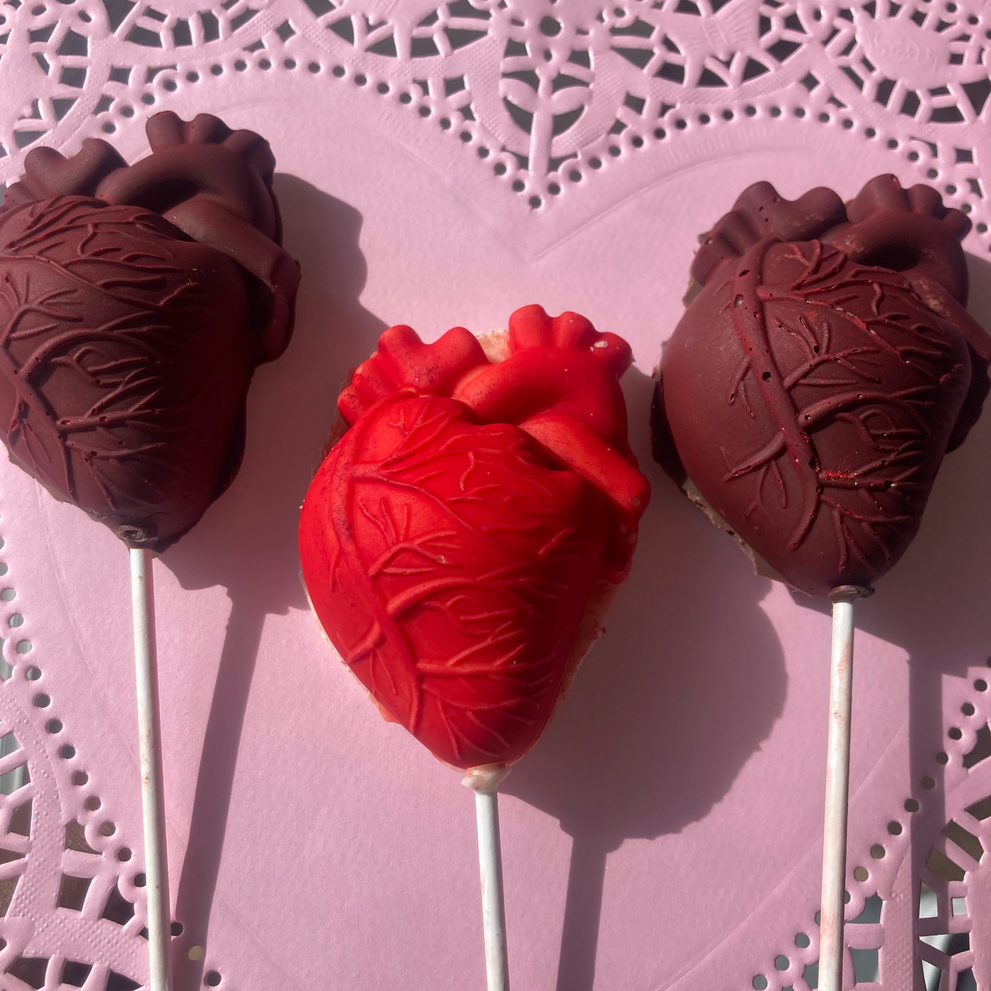 Anatomical Heart Cake Pops