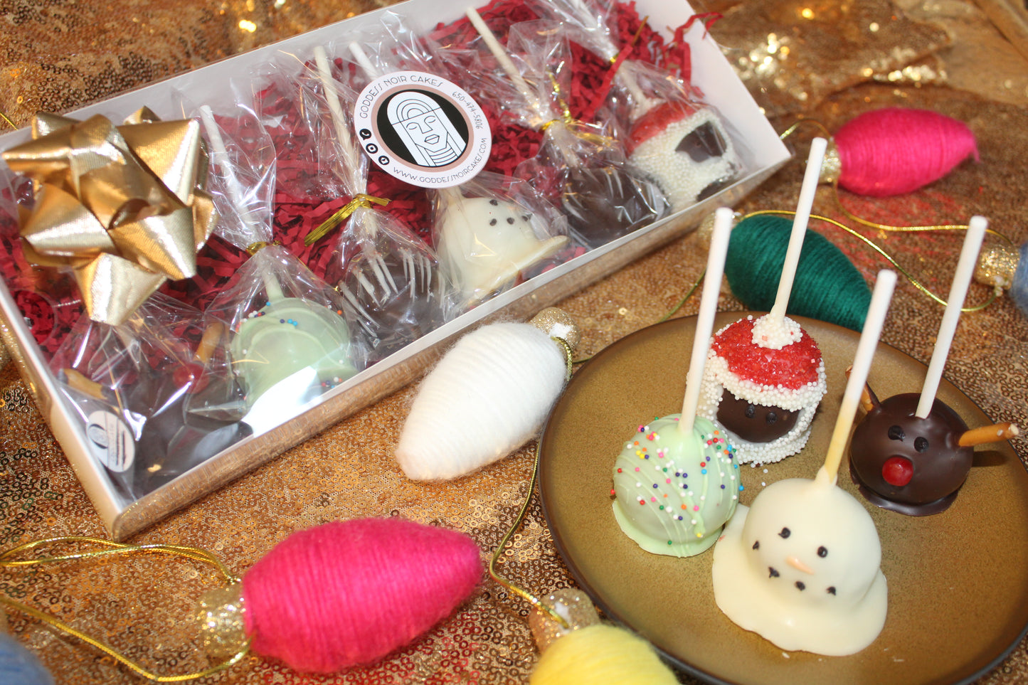 Holiday Cake Pop Gift Box